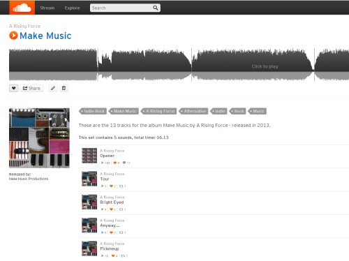 Make Music - New Tracks on SoundCloud